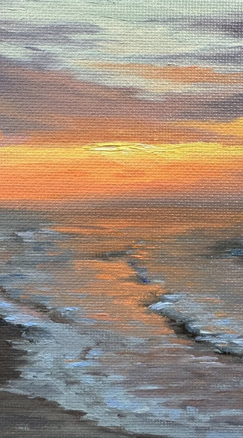 Delusion, miniature art 5x7' by Kateryna Boykov