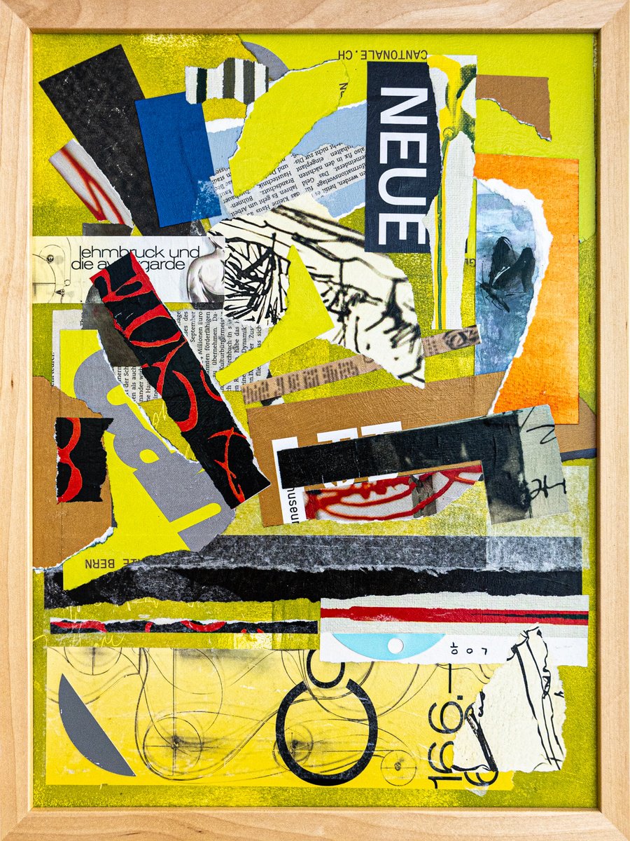 Abstract Acrylic Painting By Hyunah Kim, 12 X 16, Witz Ii, Original Artwork