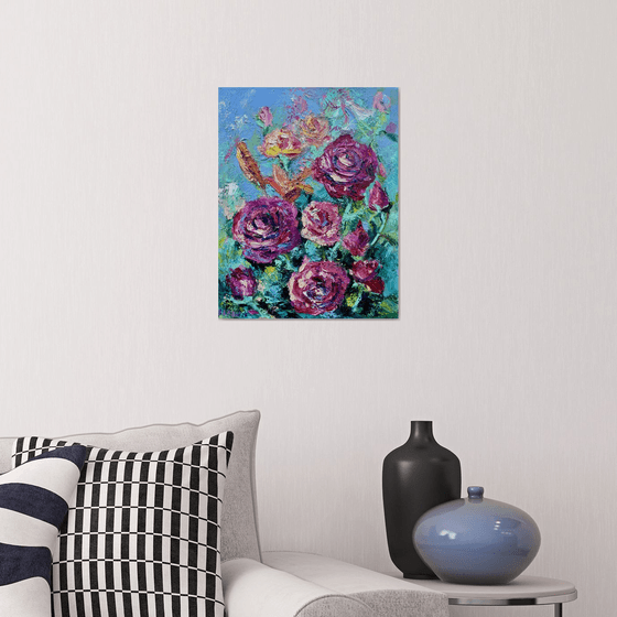 July Roses, 35*45