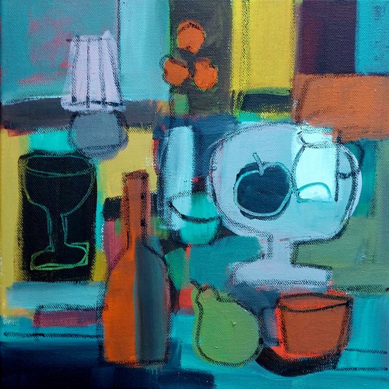 Interior with a White Jug III