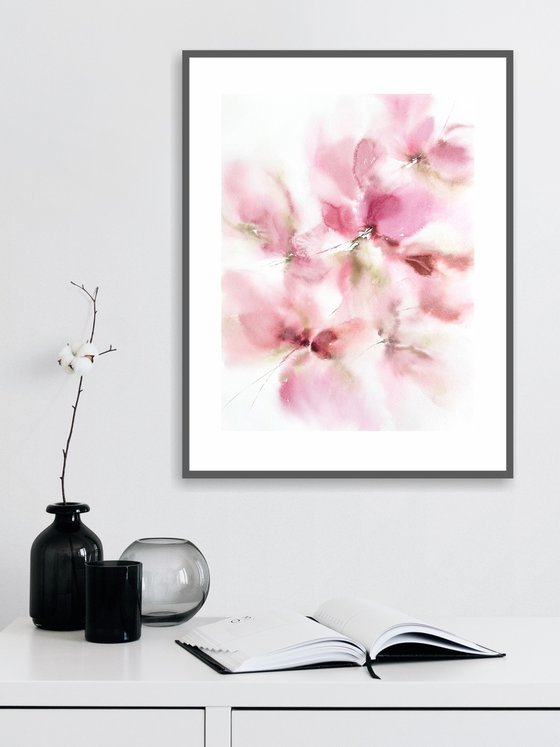 Abstract flowers bouquet