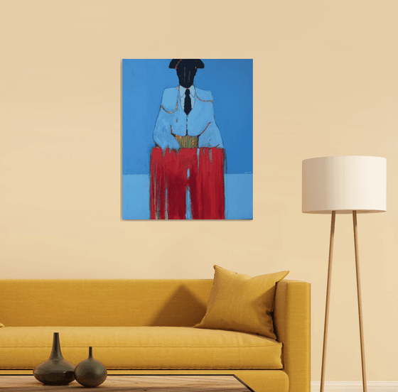 Abstract Torero Figure
