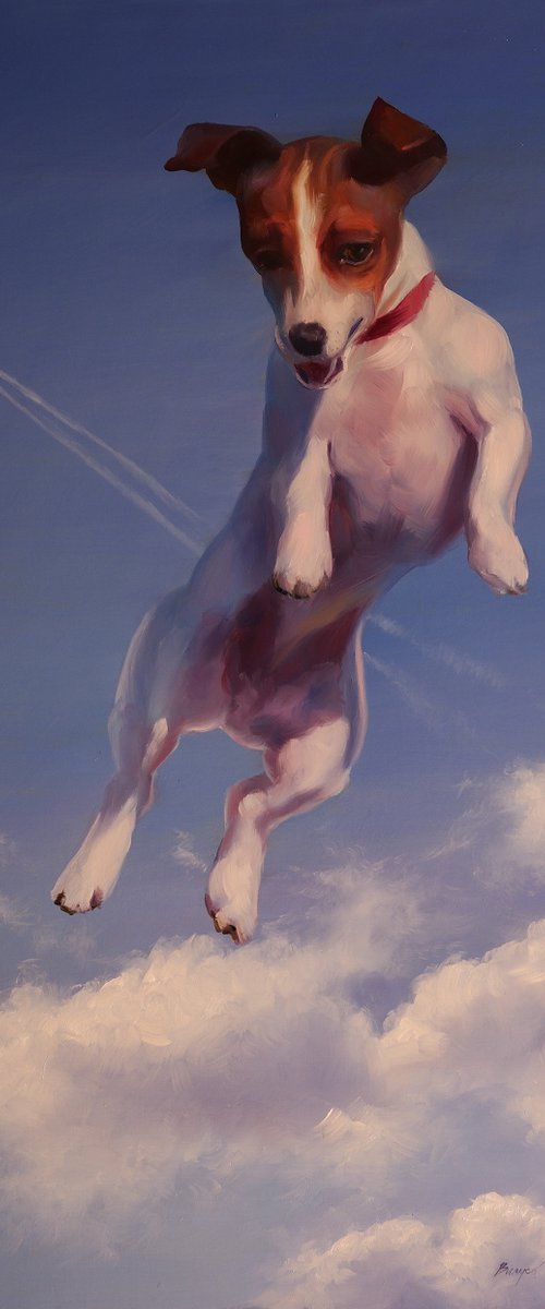 "Leap above the clouds" by Lena Vylusk