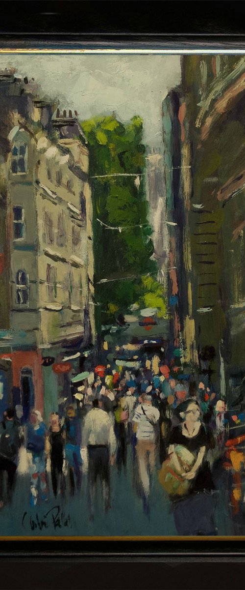 Down to Embankment Station by Andre Pallat