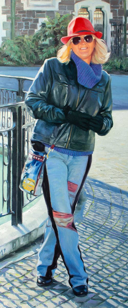 CONNIE by Yaroslav Sobol (Commission artwork, Portrait to order, Original Oil Painting, Gift, Home Decor) by Yaroslav Sobol