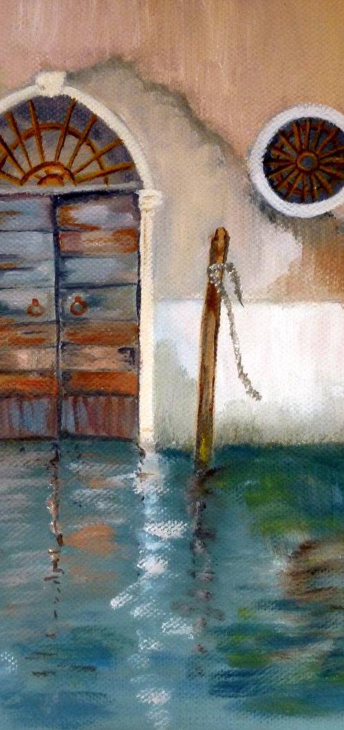 Brown Door,Venice by Maddalena Pacini