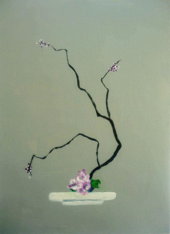 IKEBANA.SOUND OF SILENCE / 15,75 x 11,81 in ( 30 x 40 cm )