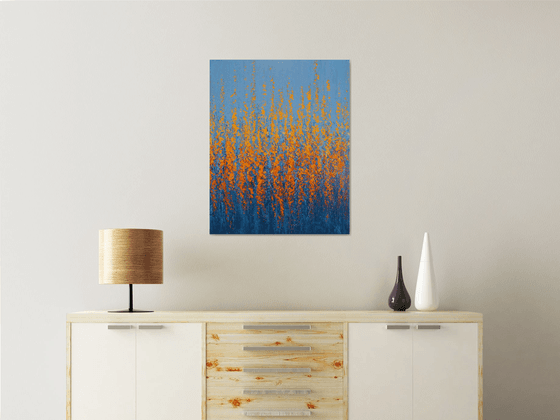Blue and Orange - Color Field