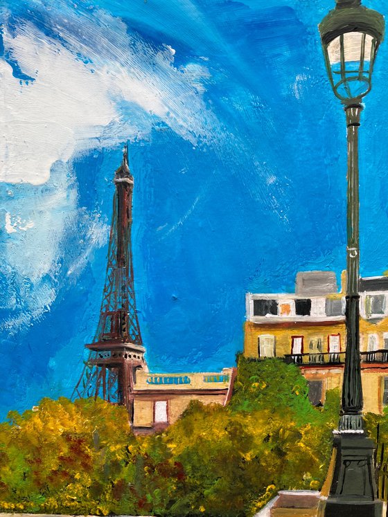 Bright And Sunny Paris In The Afternoon