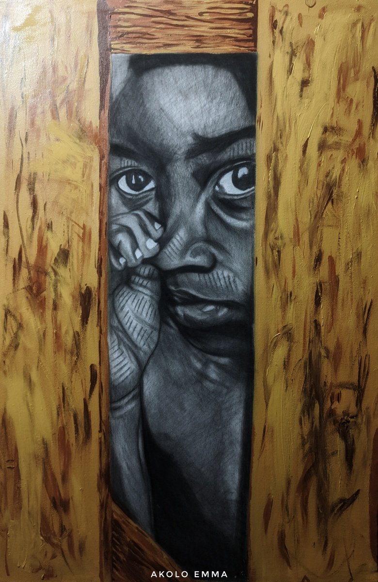 Impressionistic Painting , In The Eyes By Emmanuel Akolo, 24 X 36, Artwork For Sale On Artfinder