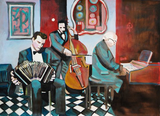 Musicians  / 95 x 70 cm