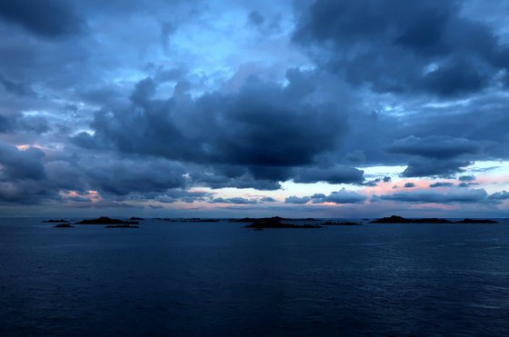 Fin de journée sur l'archipel de Chausey...