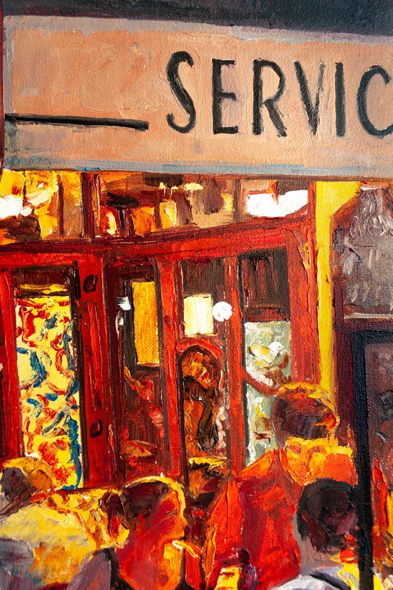 "Evening cafe"