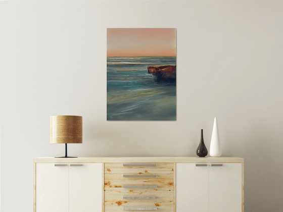 " The Calm Sea Of A Quiet Evening "..SPECIAL PRICE!!!