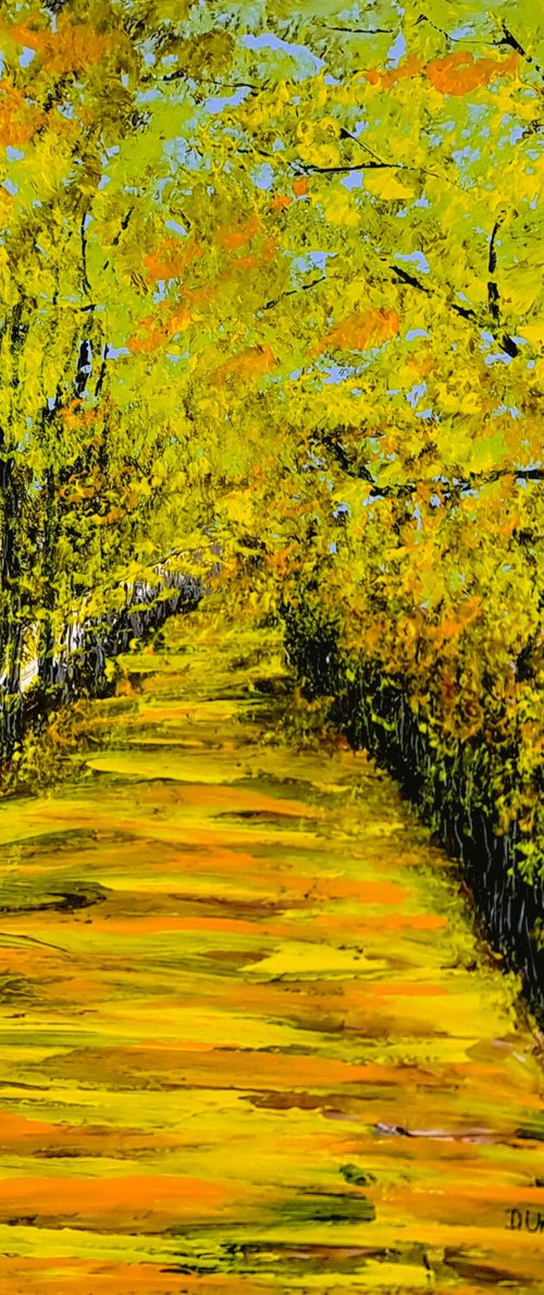 Yellow Prater in Vienna Austria by Daniel Urbaník