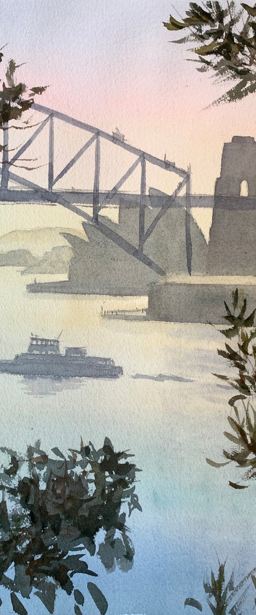 Sydney Harbour morning II by Shelly Du