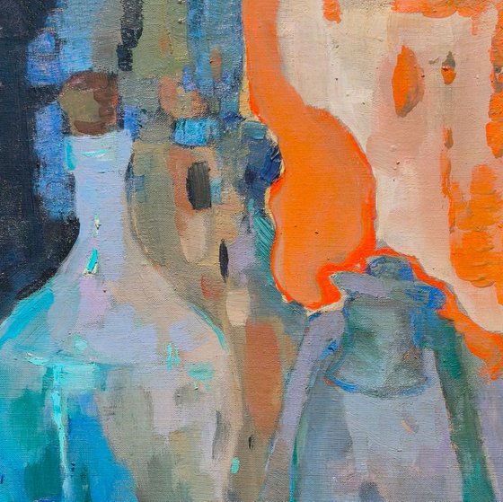 Bottle and Lamp