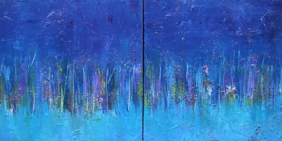 Night Thoughts - Large Diptych