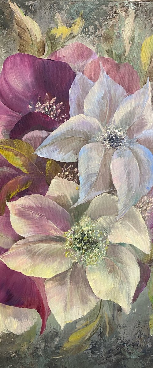 Pearlescent tenderness.  Flowers. by Larisa Batenkova