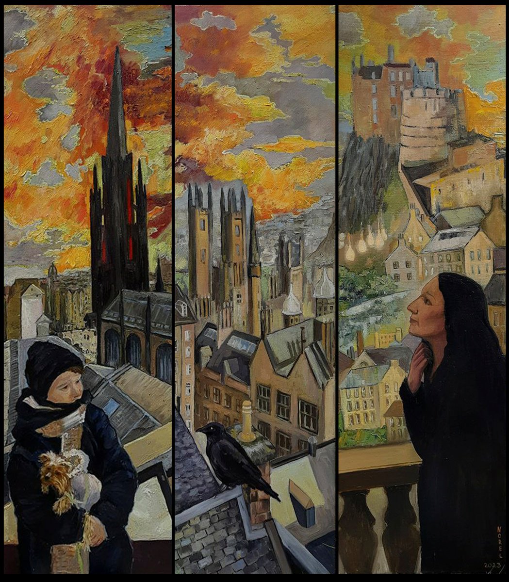 The first meeting of Edinburgh. The escape from the war. by Svetlana Norel