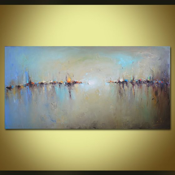 Horizons 3, Abstract landscape painting