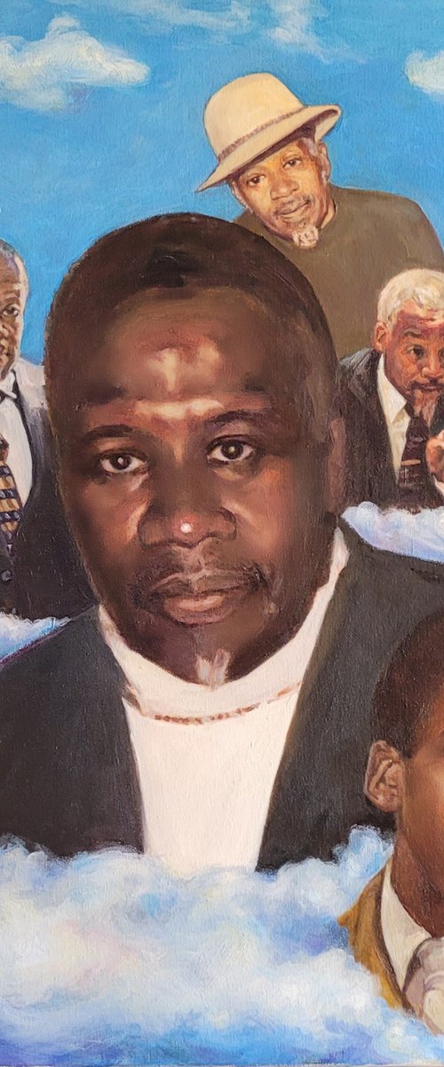 Commission Portrait of a passing father by QI Debrah