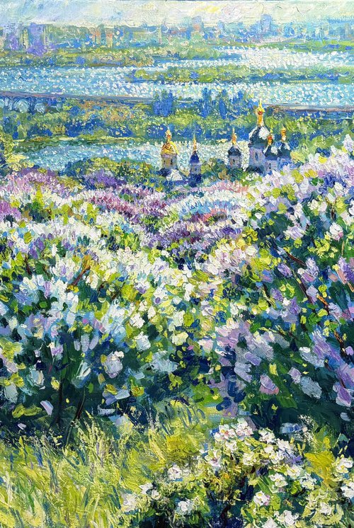 When Kyiv blooms by Andrii Chebotaru