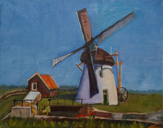 Windmill in the fields