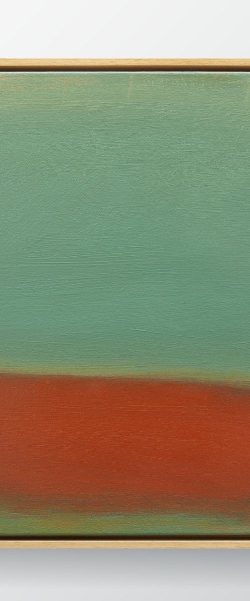 When The Land Is Dark - Abstract Landscape by Thomas Hjelm