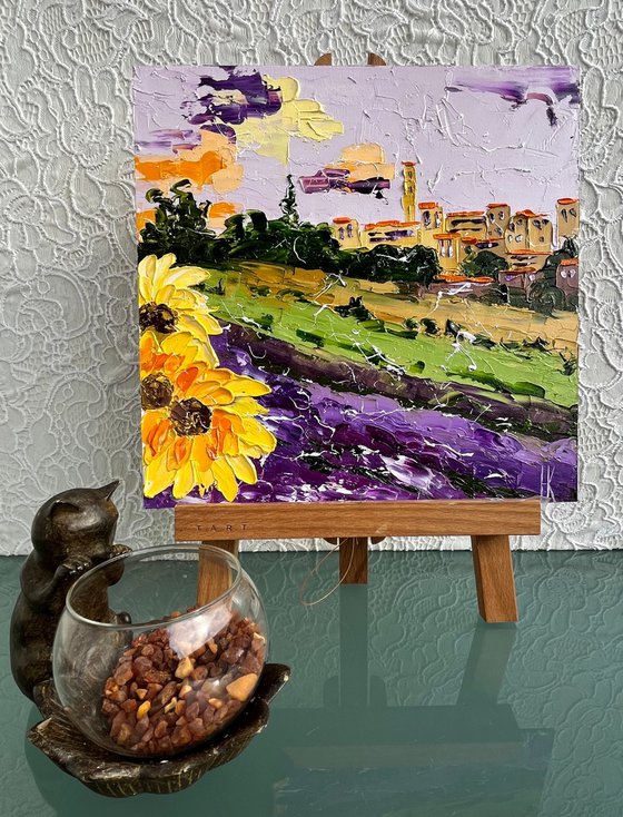 Provence Lavender Field Art