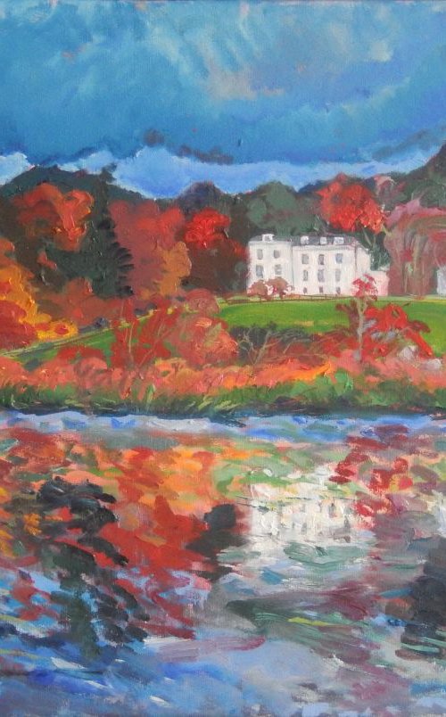 Loch Clunie, Perthshire, Autumn by Stephen Howard Harrison