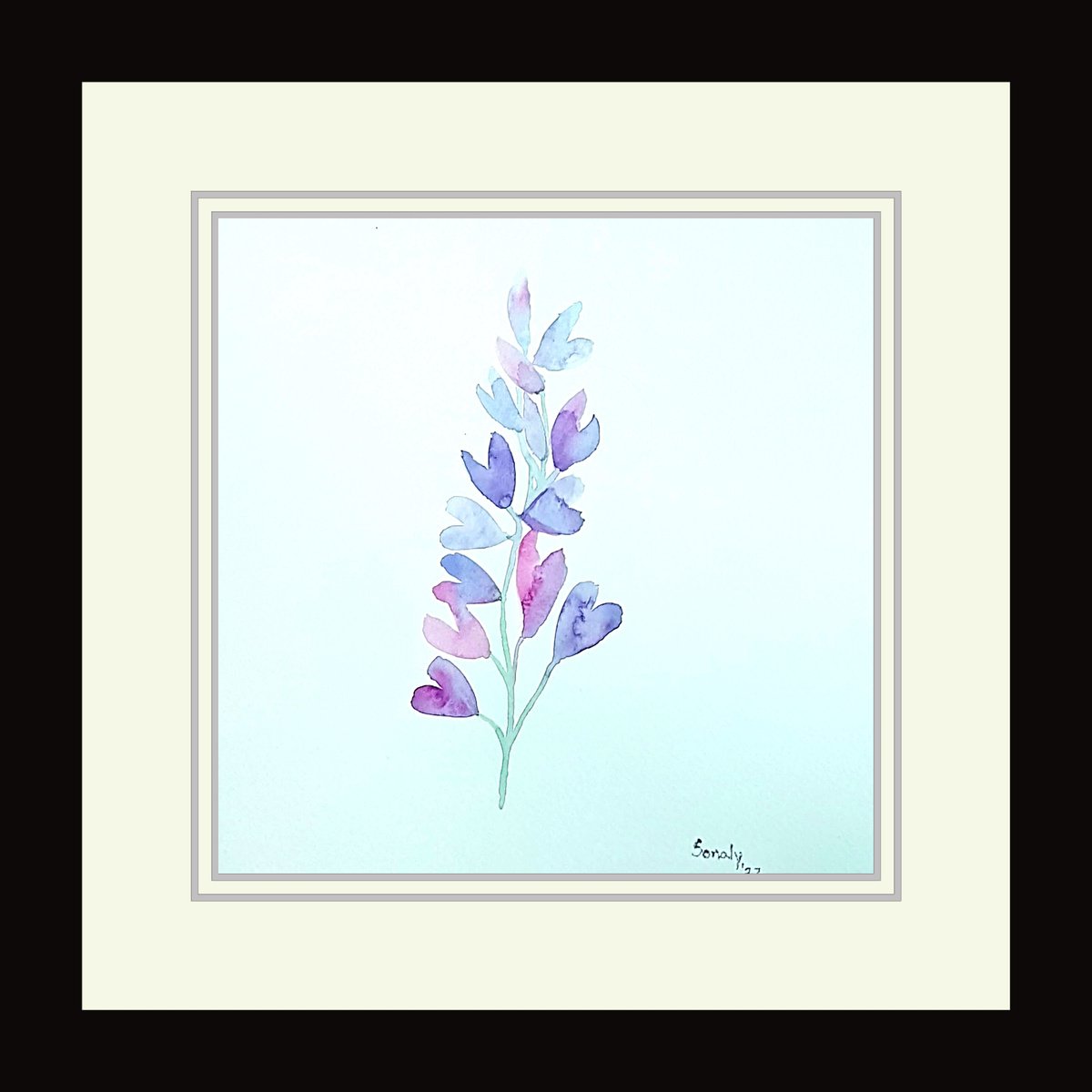 Photorealistic Botanical Watercolour By Sonaly Gandhi, 11 X 11", Flowers 16, Original Artwork
