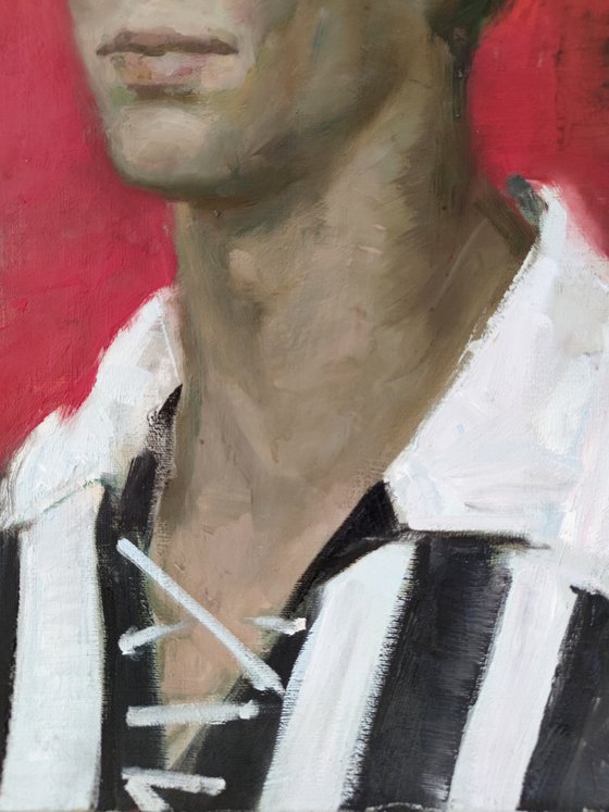 Portrait in red