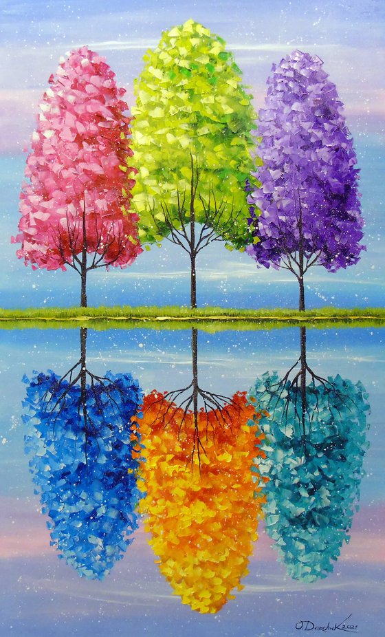 Each tree has a vibrant life