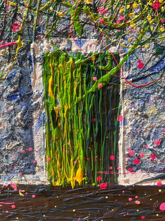 Under the Olive Canopy - Framed