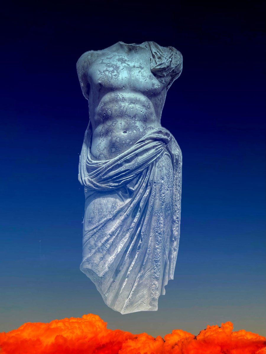 Photorealistic Portrait Print By Mattia Paoli, 39 X 59", Abc#132 Sky, Original Artwork