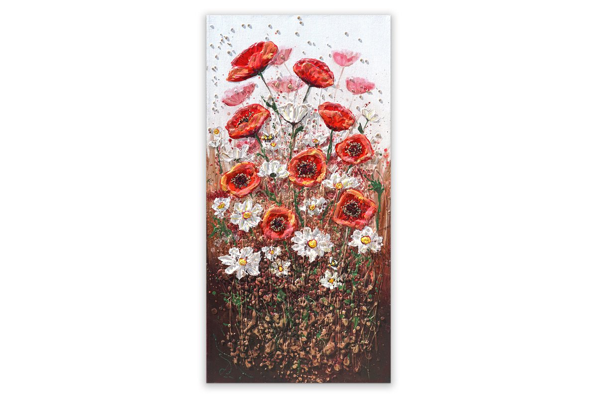 Radiant Poppy Meadow by Amanda Dagg