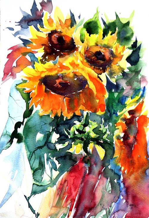 Sunflowers by Kovács Anna Brigitta
