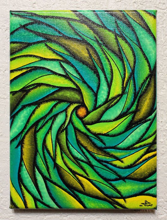 Colorful spirals serie 1