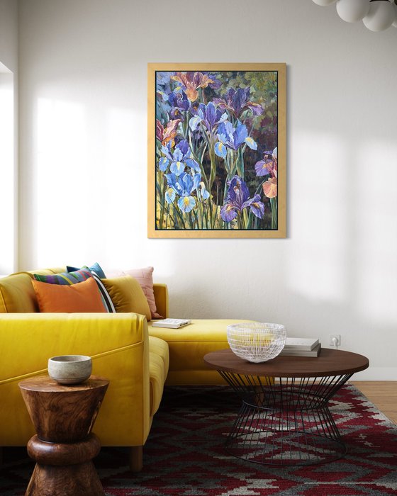 When the irises were big