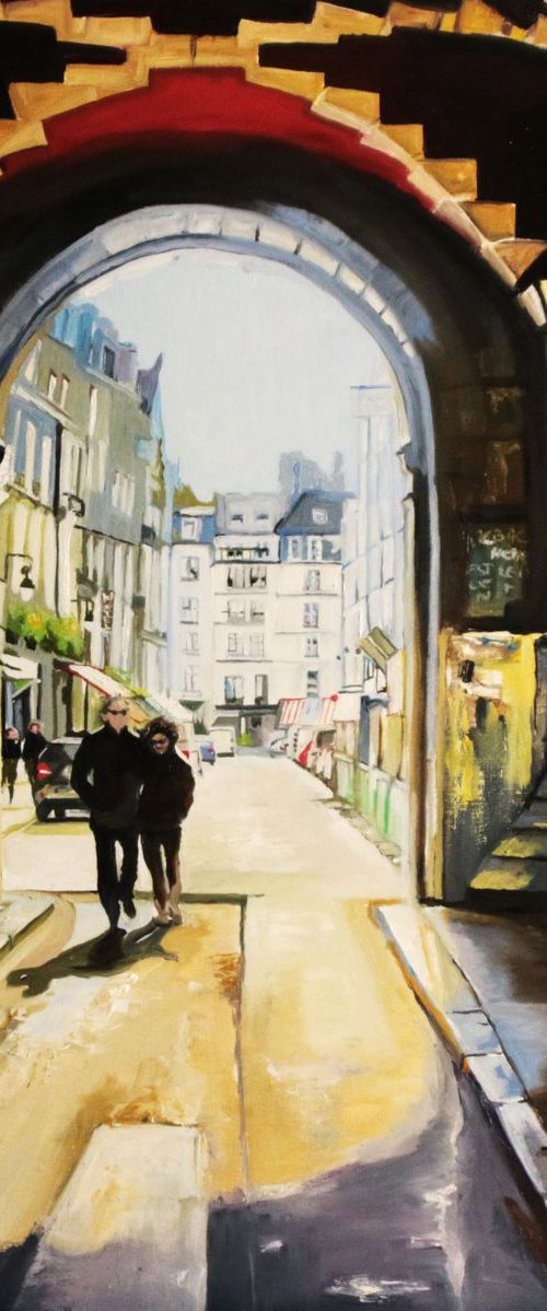 rue birague place des vosges a Paris by Clotilde Nadel