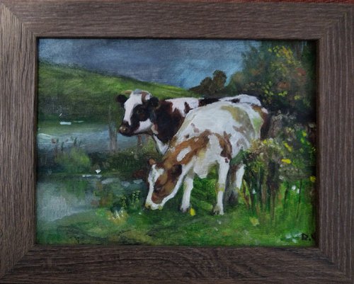 cows by Viktória Déri