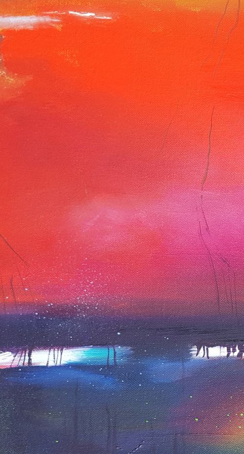 Red Lights over the Horizon by Simon Tünde