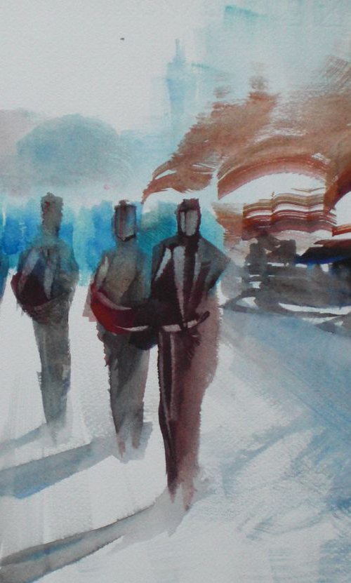 walking people 3 by Giorgio Gosti