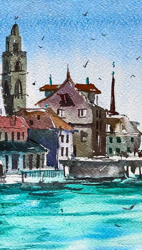 A Sketch from Zurich by Ksenia Astakhova