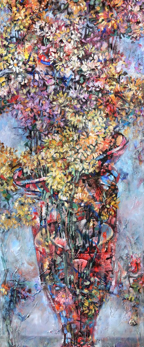 Autumn Flowers by Nikifor Swiristuhin