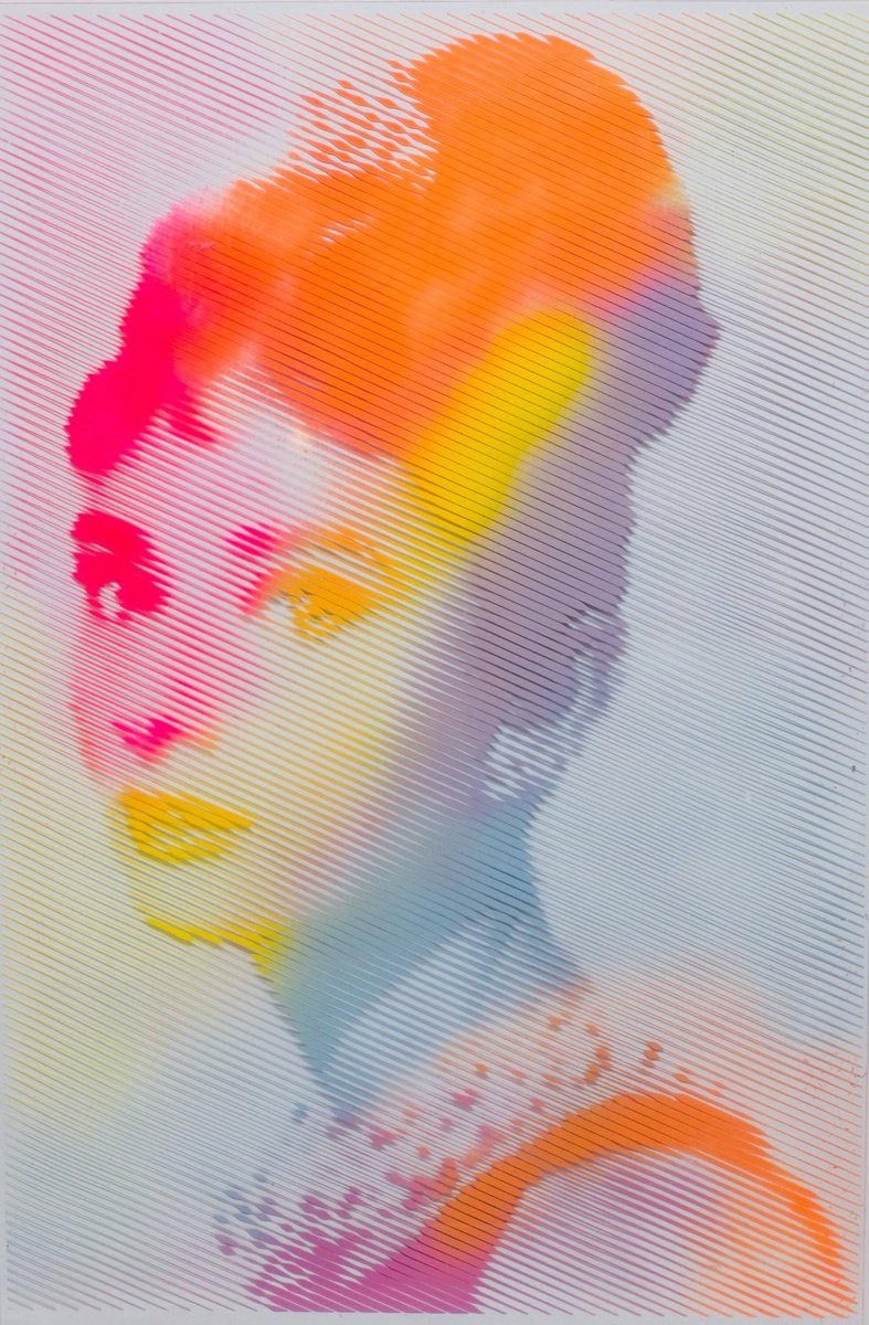 Audrey Hepburn Painting Breakfast at Tiffany Painting by Dane Shue by Dane Shue