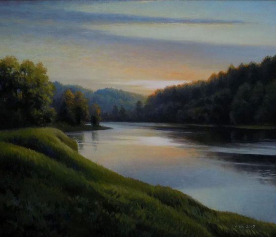 Evening near the river