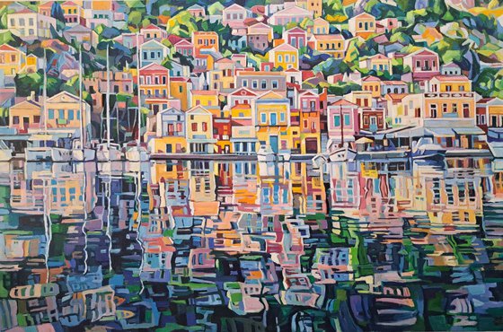 Symi in the mirror