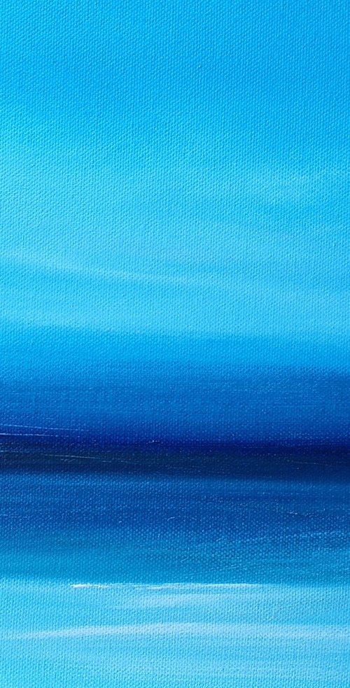 The Peaceful Blue, small, gorgeous by Mel Graham